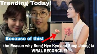 Song Hye and Song JoongKi Behind RECONCILE