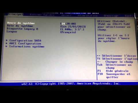 Vidéo: Comment Démarrer Le BIOS Sur Un Ordinateur Portable