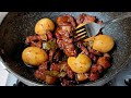 PORK ADOBONG TUYO with EGGS