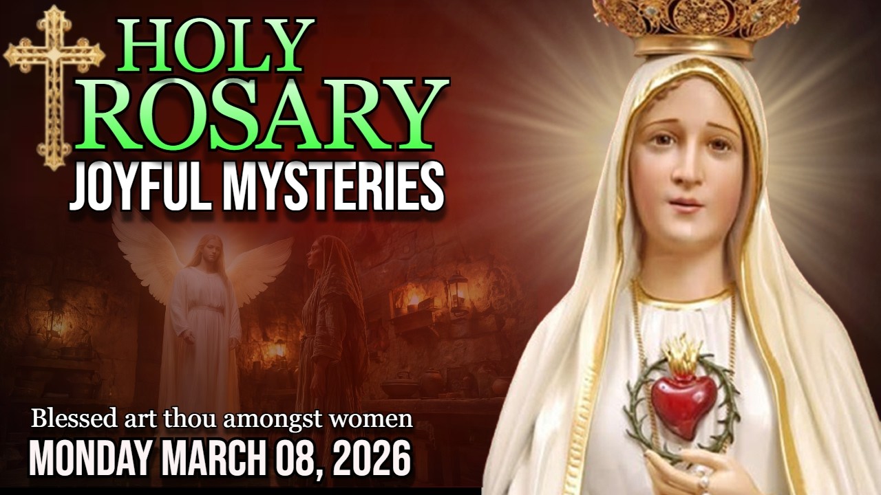 Святой Розарий сегодня, понедельник, 9 марта. Радостные тайны 🌹 Розарий к Деве Марии