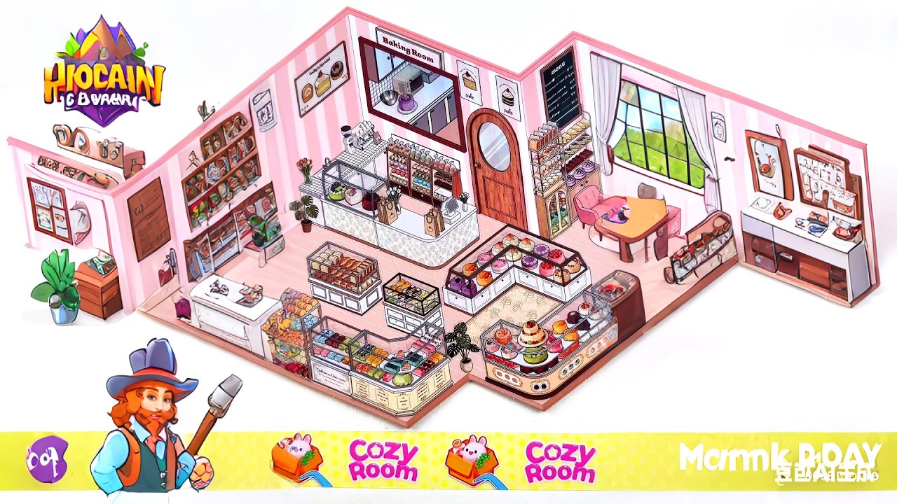 [ASMR] DIY Cute 3D Sticker Scene Collection | Extra Long Relaxing Playtime ✨🐾📖