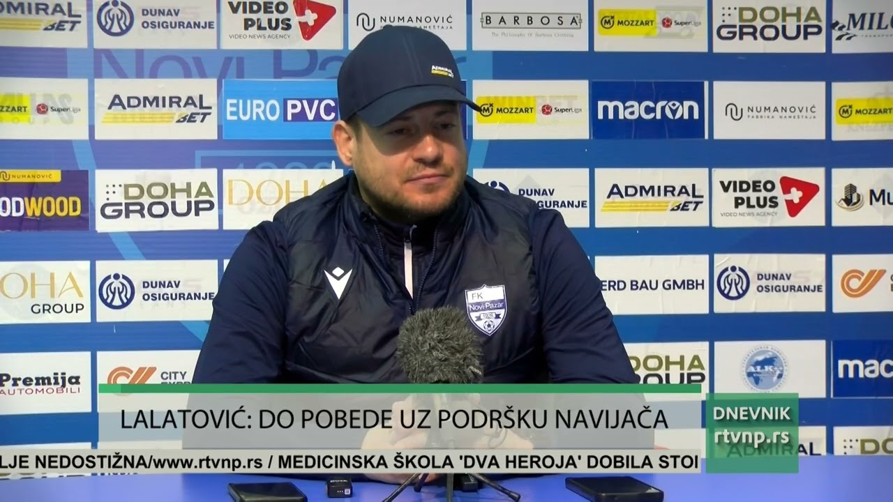 Lalatović: Uz podršku navijača do pozitivnog rezultata protiv TSC