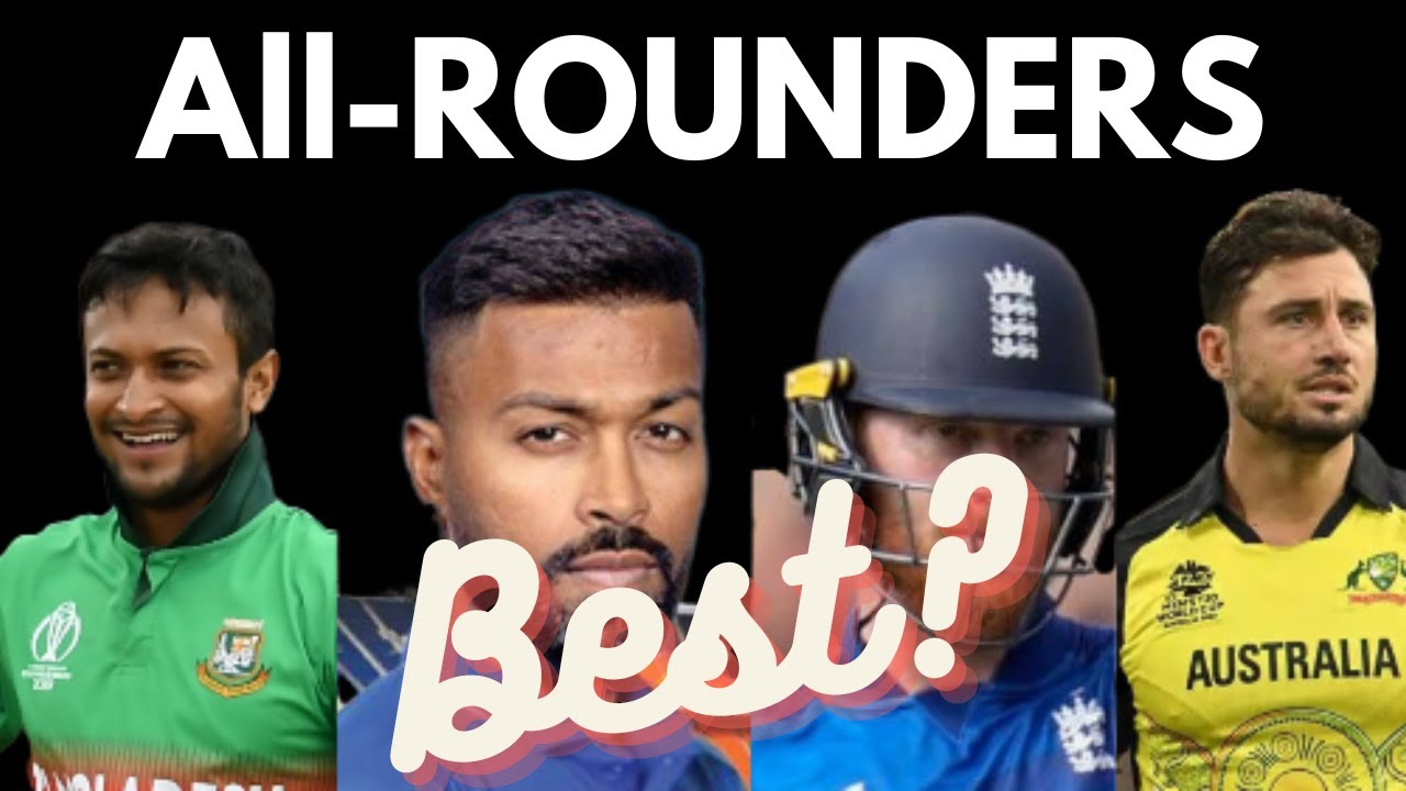 Best All Rounders in ODI Cricket #worldcup2023 - YouTube
