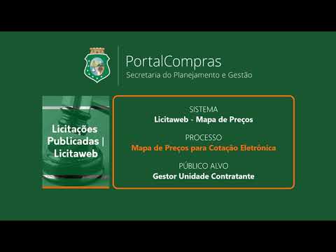 22 Mapa de Preços para Cotação Eletrônica