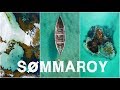 Sommaroy  the maldives of europe norway  drone.