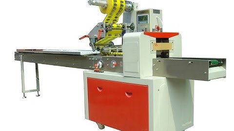 Pillow Packaging Machine Rotary Type Bag Horizontal Flow Wrap Machinery For Books