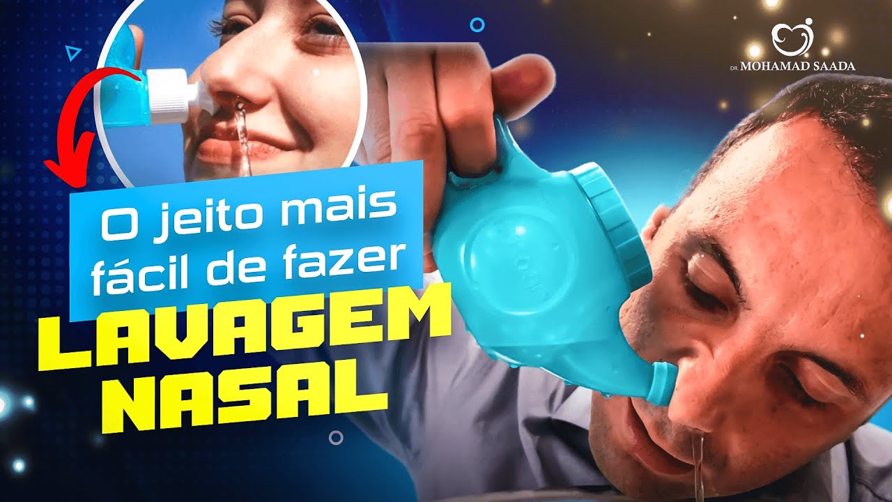 A MANEIRA MAIS FÁCIL DE FAZER LAVAGEM NASAL