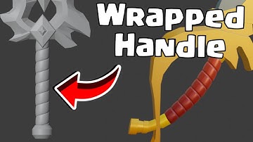 How To Model Wrapped Handles | Blender