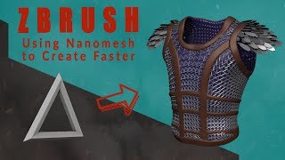 ZBrush Quick Tip Series: Using Nanomesh to create and model faster