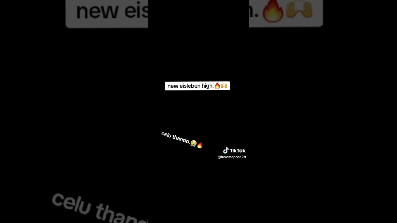 New eisleben high🔥(uthando)