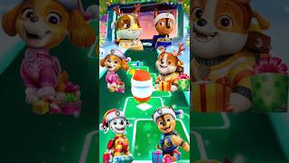 Paw Patrol Christmas Song - Chase - Skye - Rubble - Marshall Tiles Hop