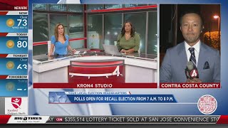 Polls open at 7 a.m. for recall election