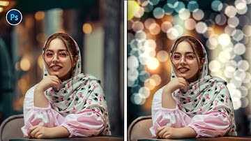 A Simple Way to Add Beautiful Bokeh in Photoshop (Photoshop tutorials)Bokeh Effects