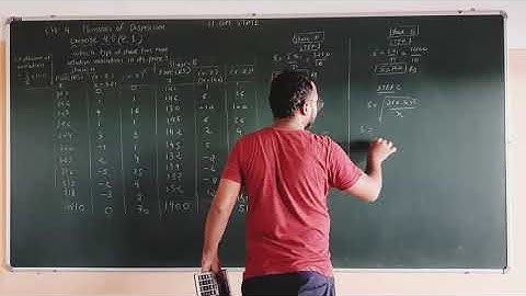Std 11||COMMERCE||STATE|GSHEB|CH 4|Measures Of Dispersion|Exercise 4.5|L10