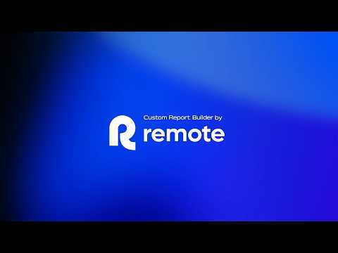 Build custom payroll and HR reports | Remote Custom Report Builder
