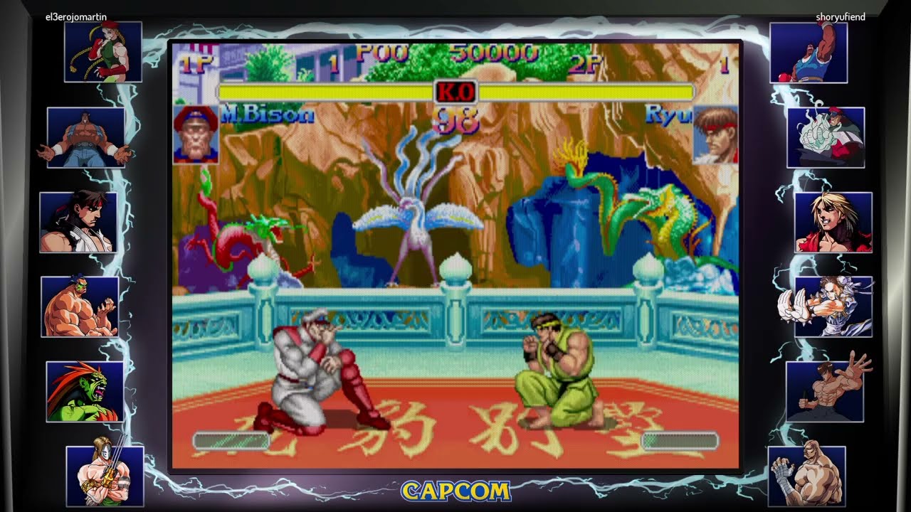 Street Fighter® 30th Anniversary Collection 🔥 El3erojomartin vs shoryufriend 🔥COMBATE ONLINE 🔥