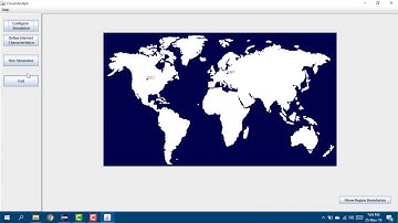 Simulation Video - Using Cloud Analyst