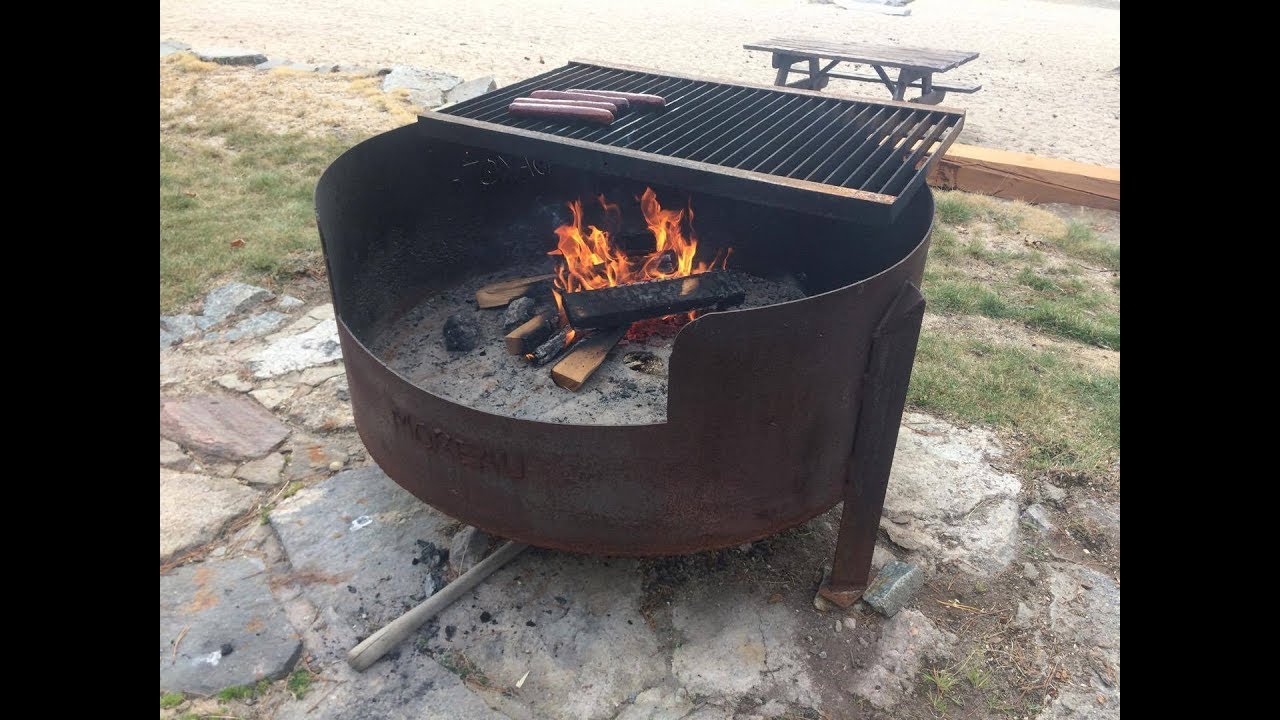 Large Simple Do It Yourself Fire Pit Made From Recycled Steel YouTube