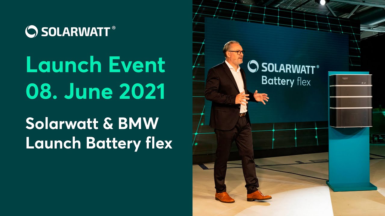 Solarwatt DE/NL Launch Event 8.June 2021 Solarwatt & BMW Launch Battery flex YouTube