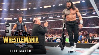 FULL MATCH: Roman Reigns vs. CM Punk vs. Seth Rollins | Triple Threat Match: WrestleMania 41