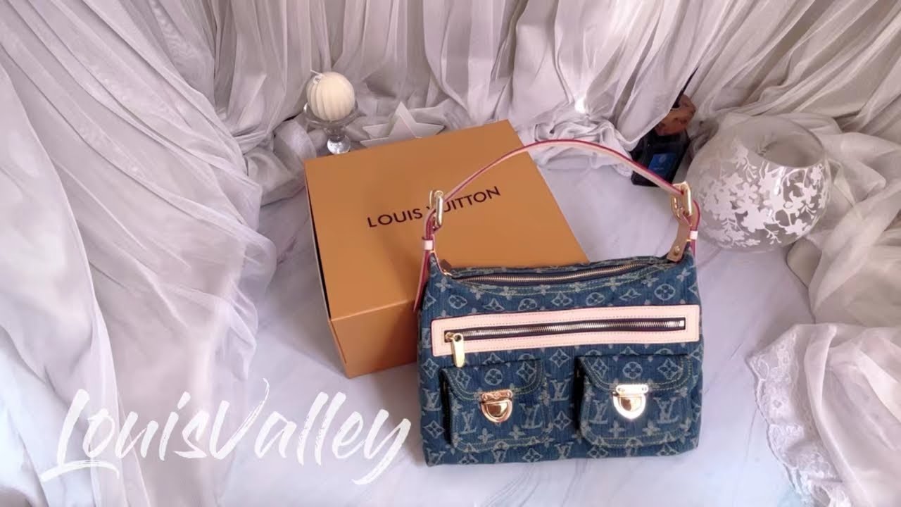 Handbag Review  LOUIS VUITTON Denim Baggy PM + What fits & Mod Shots 