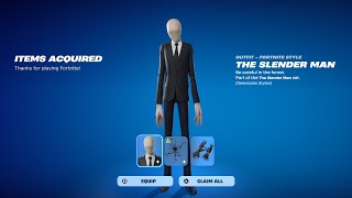 How To Get The Slender Man Skin For FREE! (Fortnite)