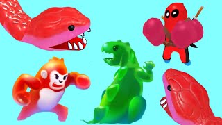 Blob Army Or Giant Snake? Tough Battle