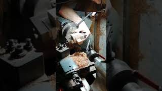 Turning And Drilling A Stummel On The Lathe