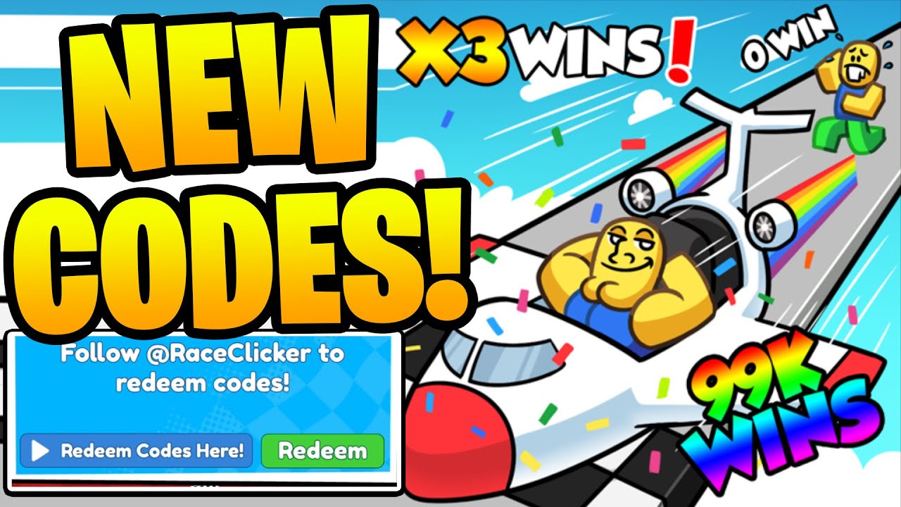 🎁 New September 🎁 RACE CLICKER CODES - CODES FOR ROBLOX RACE CLICKER  SEPTEMBER 2023 