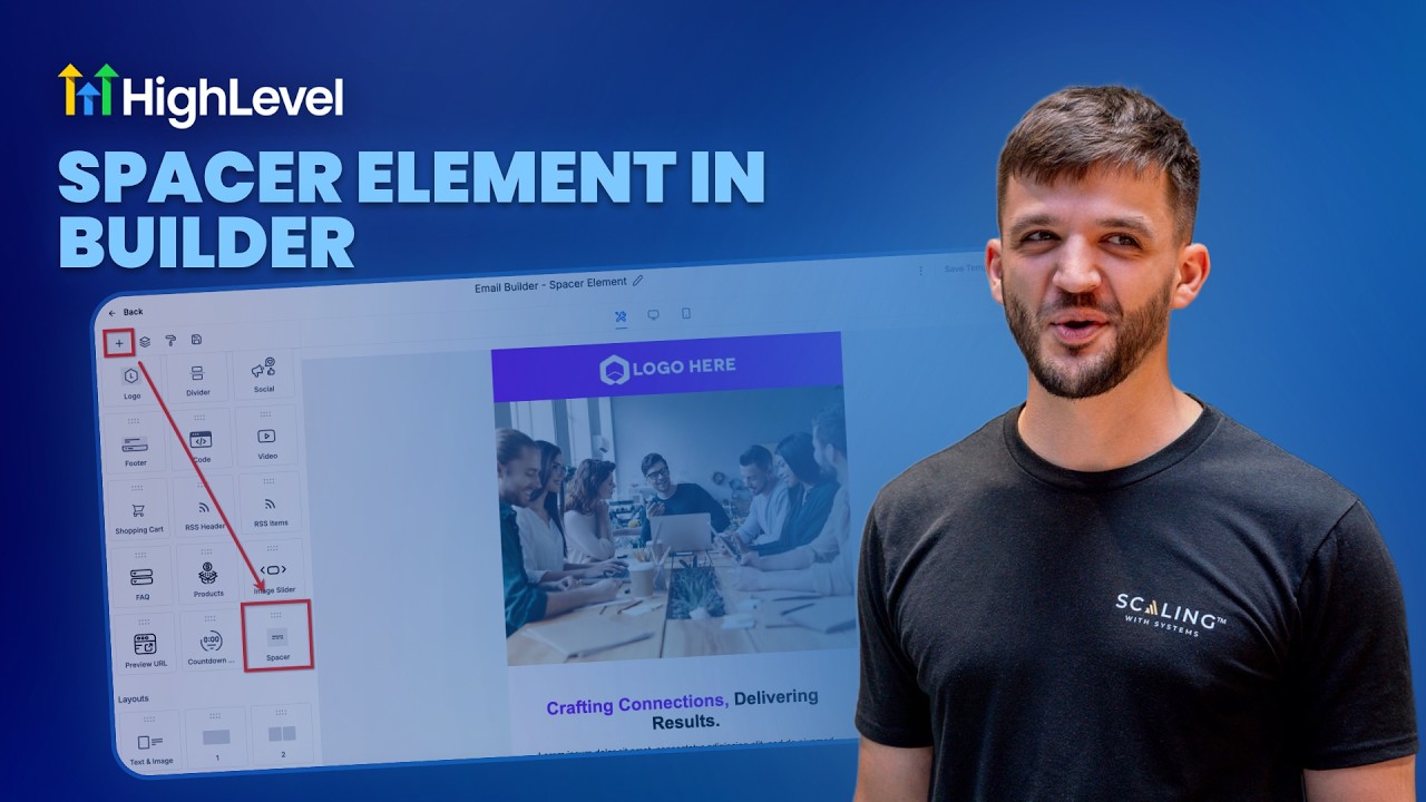 How To Use HighLevel Spacer for Perfect Email Spacing