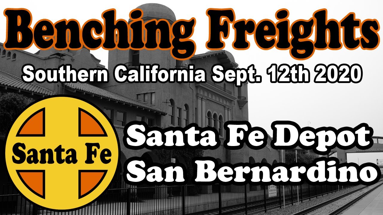 Benching Freight Graffiti - Santa Fe Depot - San Bernardino, CA - 9-12-2020