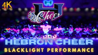 Hebron Cheer Blacklight Performance | October 2024 (4K)