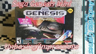Sega Genesis Mini Unboxing/First Impressions! I love This Thing!
