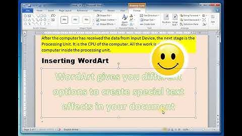 CLASS 4, Computer, CH-3, Moving Ahead In MS WORD 2010, PART -2.
