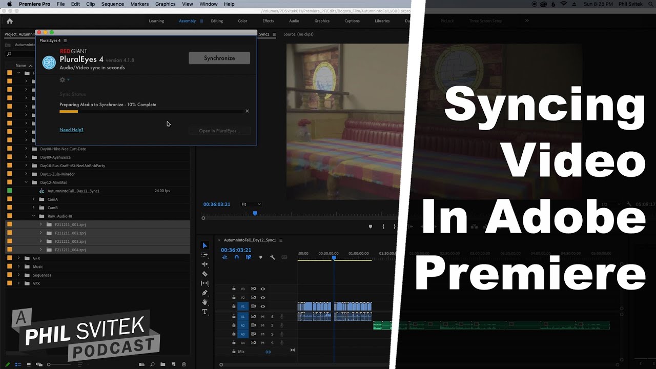 Methods of Syncing Audio & Video in Adobe Premiere Pro YouTube