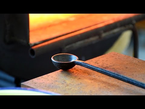 Forging a Borax Spoon