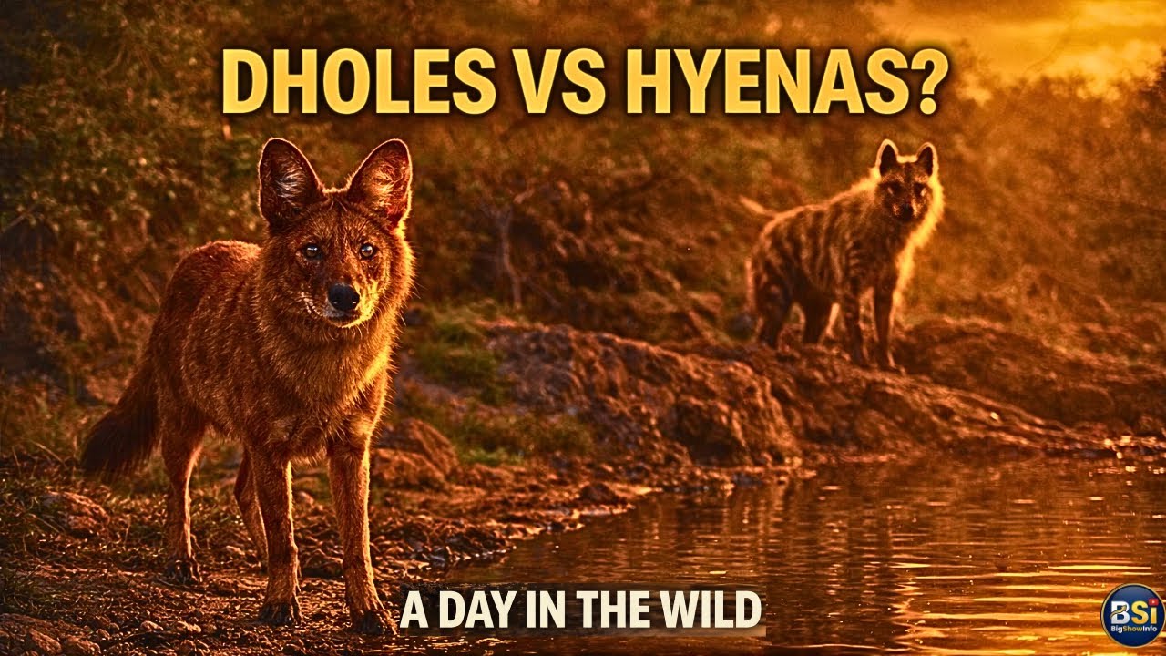 Dhole vs Striped Hyena — Who Rules the Night? A Real-Day Survival Battle in India