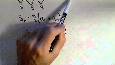 Sum of Finite Arithmetic Series