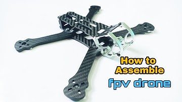 Carbon Fiber Fpv Racing  Drone Frame Assembly @flytechinnovation