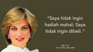 KATA-KATA MOTIVASI PUTRI DIANA YANG WAJIB DIKETAHUI || PENUH MAKNA MENDALAM