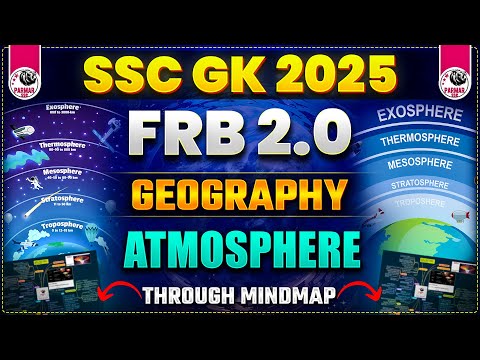 GEOGRAPHY FOR SSC EXAMS 2025 |ATMOSPHERE | FRB 2.0 BY PARMAR SIR