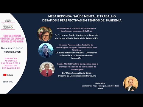 Assista: Saúde mental e trabalho: desafios e perspectivas em tempos de pandemia