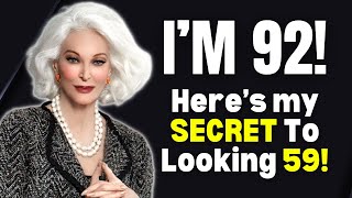 Carmen Dell'Orefice (92) World's OLDEST Supermodel Shares SECRETS To Conquer AGING!