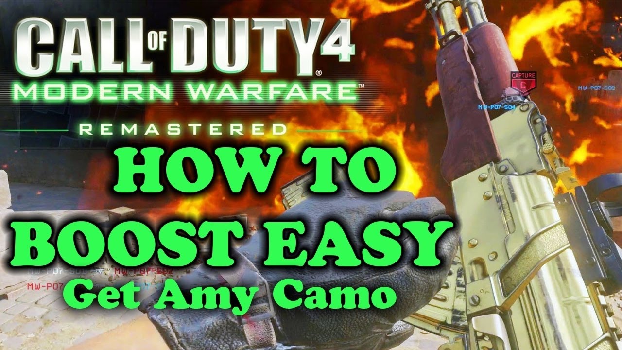 How To Boost In Modern Warfare Remastered! (COD) - YouTube