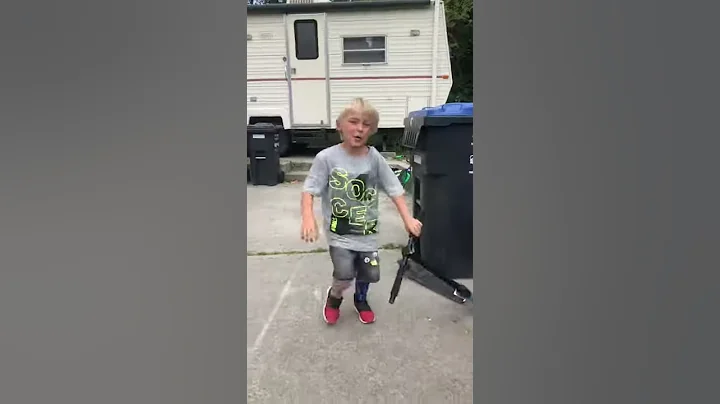 The scooter tricks