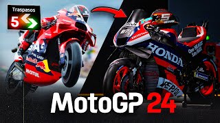 ¡FICHAMOS POR HONDA! ¡Nuevos traspasos de pilotos! | MotoGP 24 Trayectoria