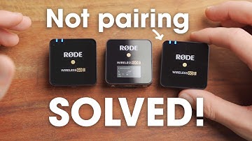 How to Reconnect Røde Wireless Go 2 - Transmitter not Pairing SOLUTION