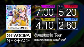 【GITADORA】 Symphonic Tear (MASTER ~ BASIC) Drum