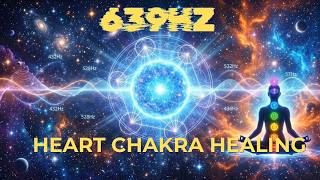 639Hz | The DEEPEST Healing Sleep: Attract Love, Harmonize Relationships, Heart Chakra Healing