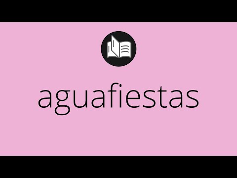 Video: ¿Cómo funciona aguafiestas?